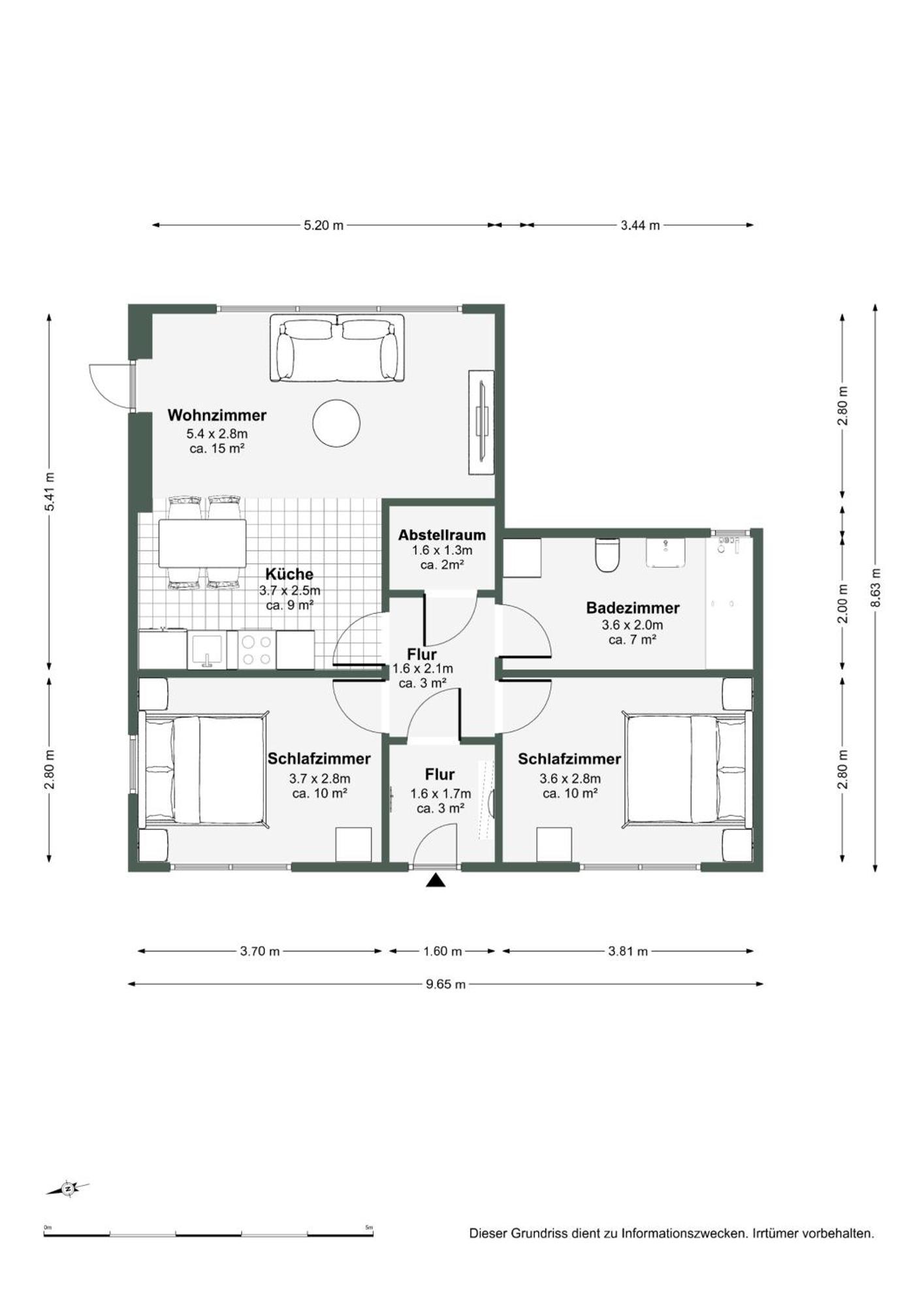 Apartment Am Hainich - 6 Personen, King-size-betten, Netflix, Nationalpark