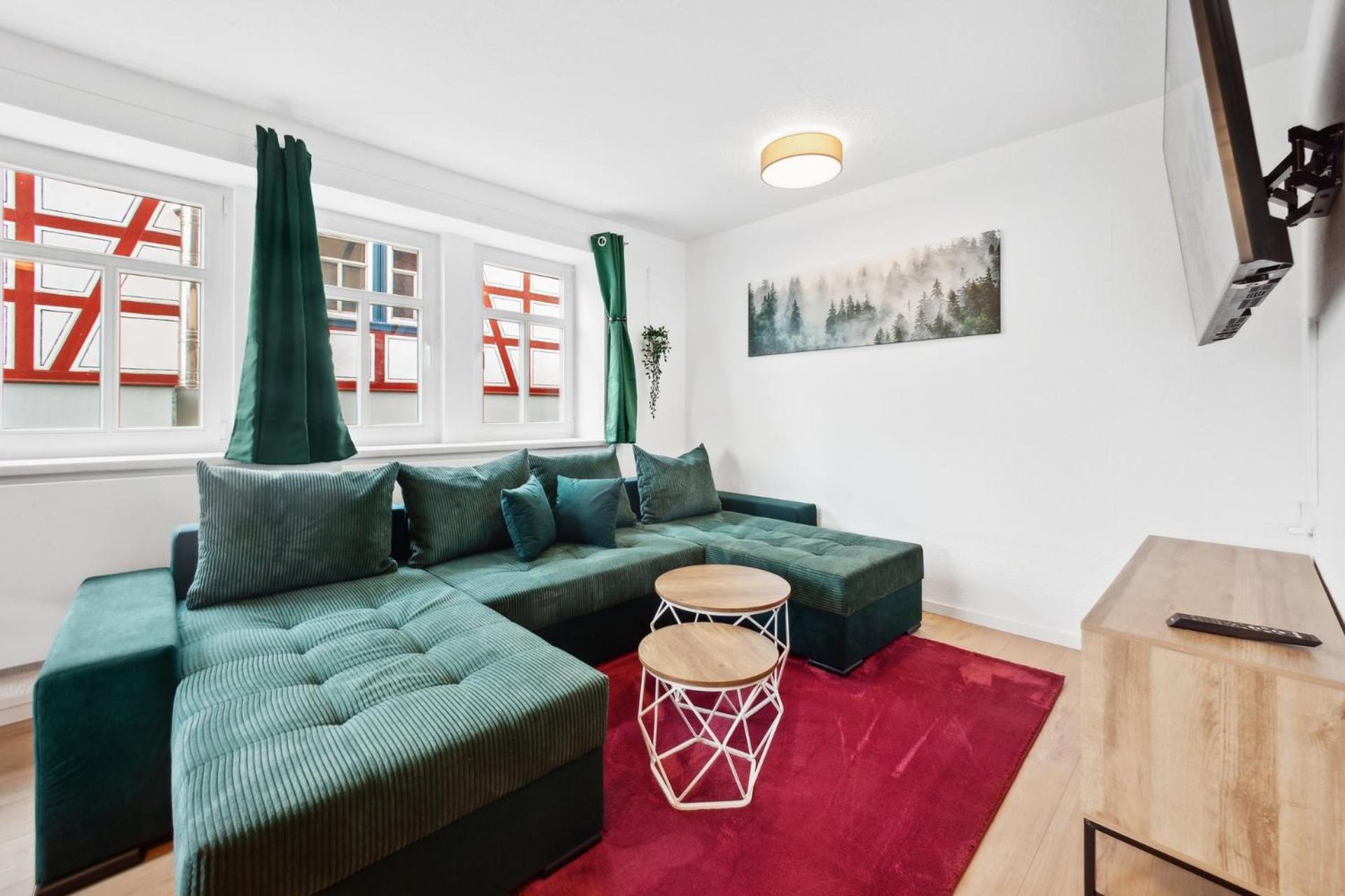 Apartment Am Hainich - 6 Personen, King-size-betten, Netflix, Nationalpark Horselberg-Hainich